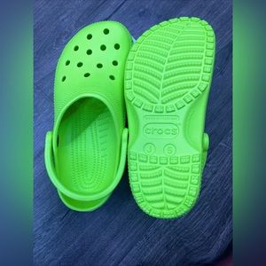 Lime Green J5 Crocs